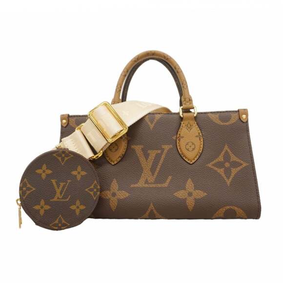 LOUIS VUITTON Handbags - Louis Vuitton Monogram Giant Reverse OnTheGo EW handbag, M46653, brown, 2-way...